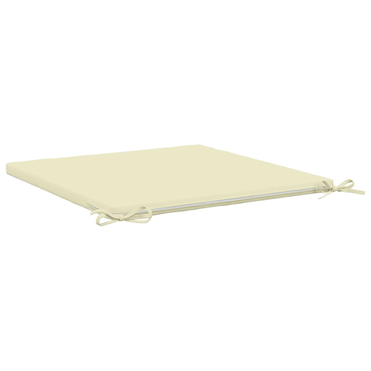 1-Piece Seat Cushion SOEST 100% Polyester Cream 70 x 70 x 3 cm