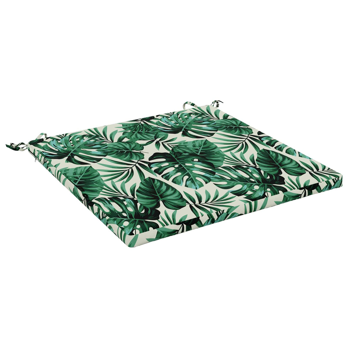 Seat Cushions SOEST 100% Polyester Leaf Pattern 70 x 70 x 3 cm