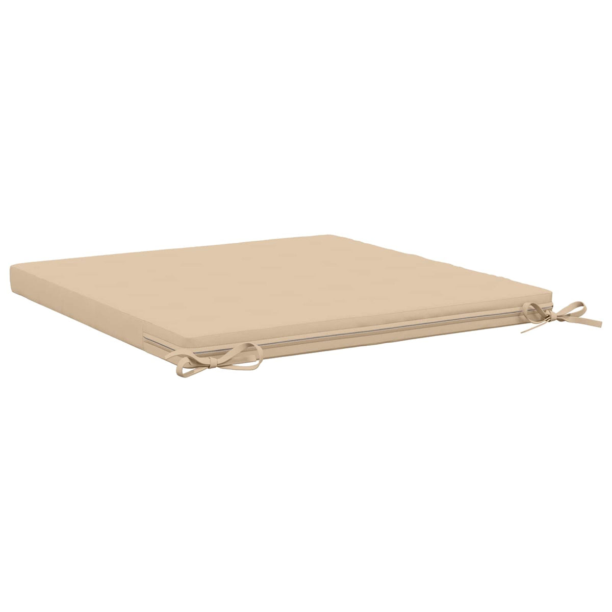 1-Piece Seat Cushion SOEST 100% Polyester Cream 70 x 70 x 5 cm