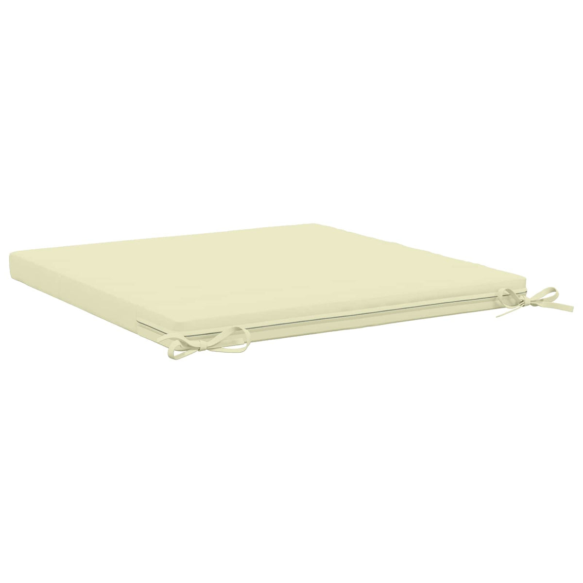 1-Piece Seat Cushion SOEST 100% Polyester Cream 70 x 70 x 5 cm