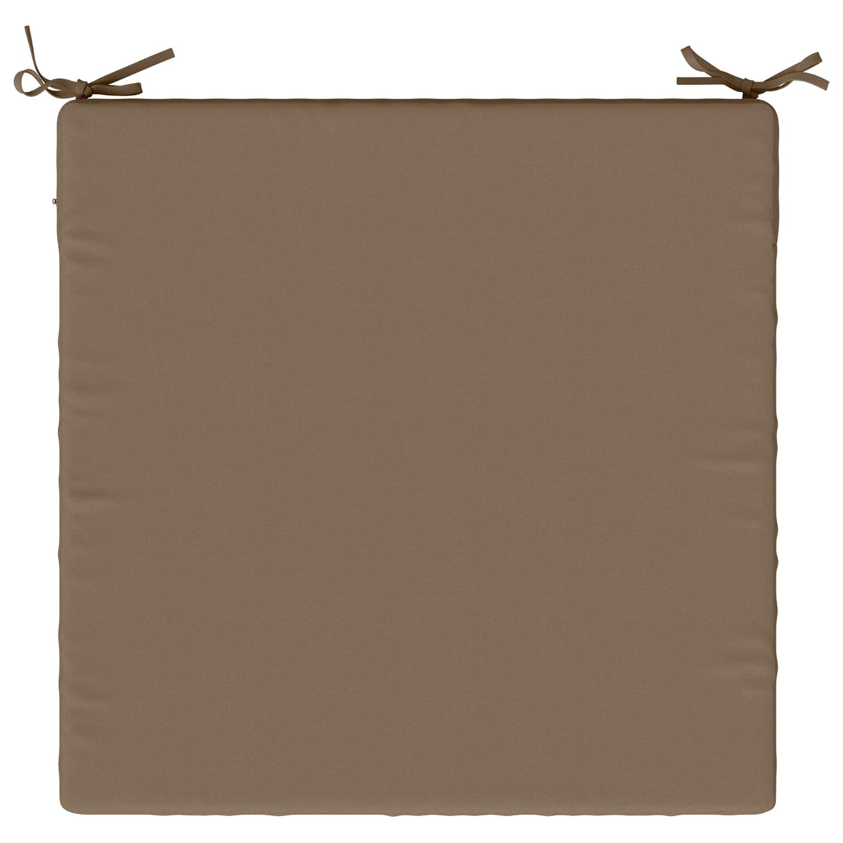 1-Piece Seat Cushion SOEST 100% Polyester Taupe 70 x 70 x 7 cm