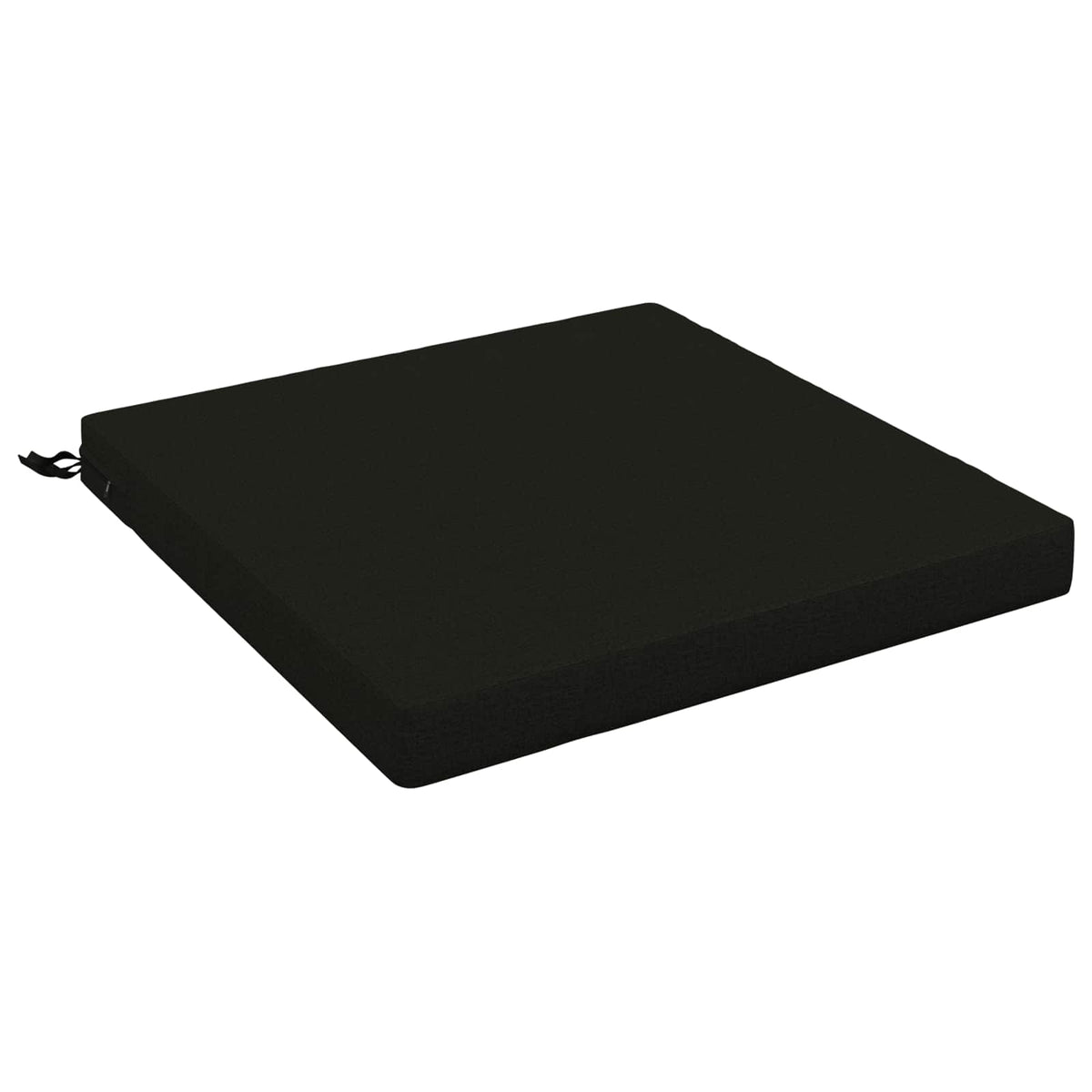 Seat Cushions SOEST 100% Polyester Black 70 x 70 x 7 cm