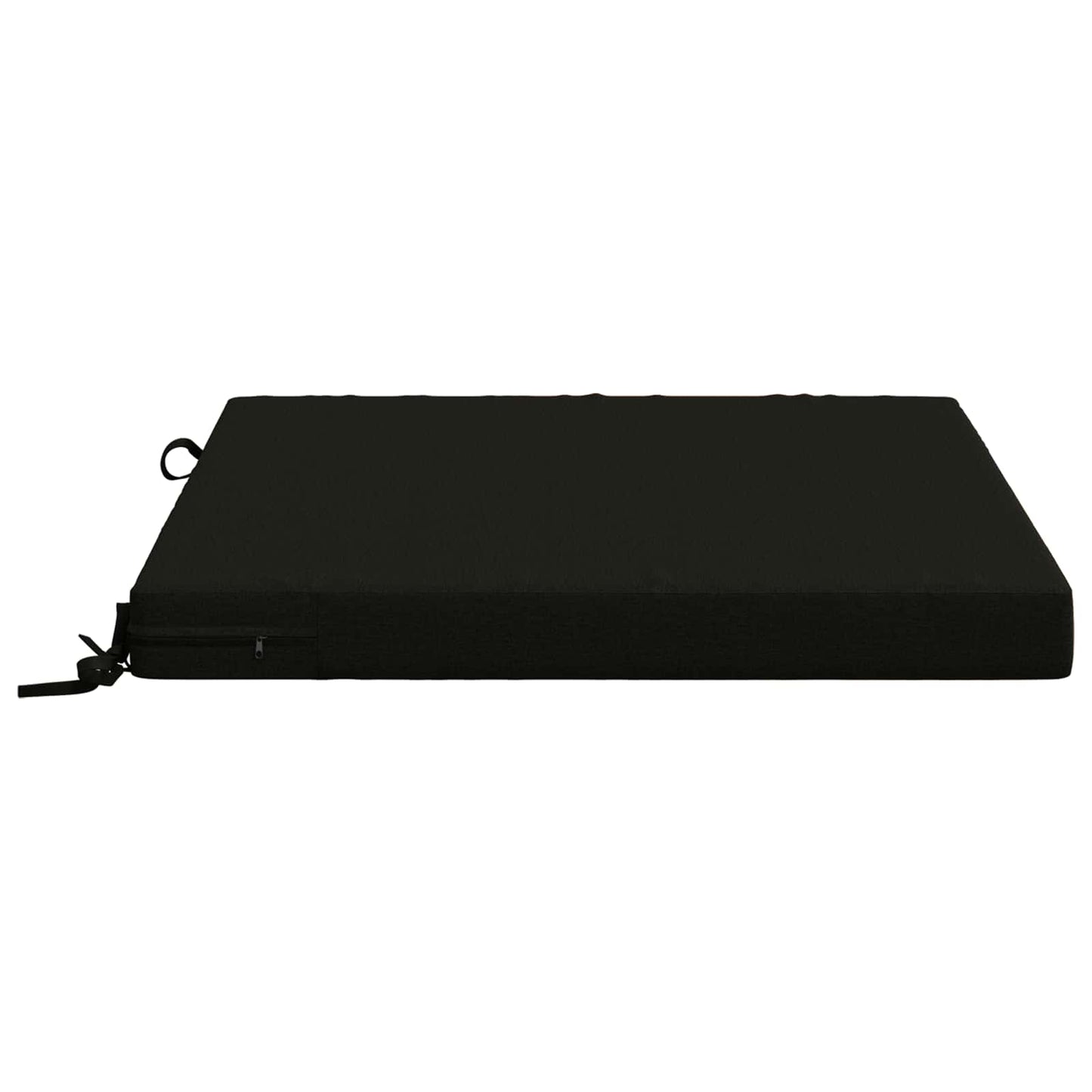 4-Piece Seat Cushions SOEST 4 pcs 100% Polyester Black