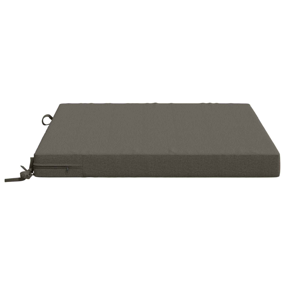 1-Piece Seat Cushion SOEST 100% Polyester Grey 70 x 70 x 7 cm