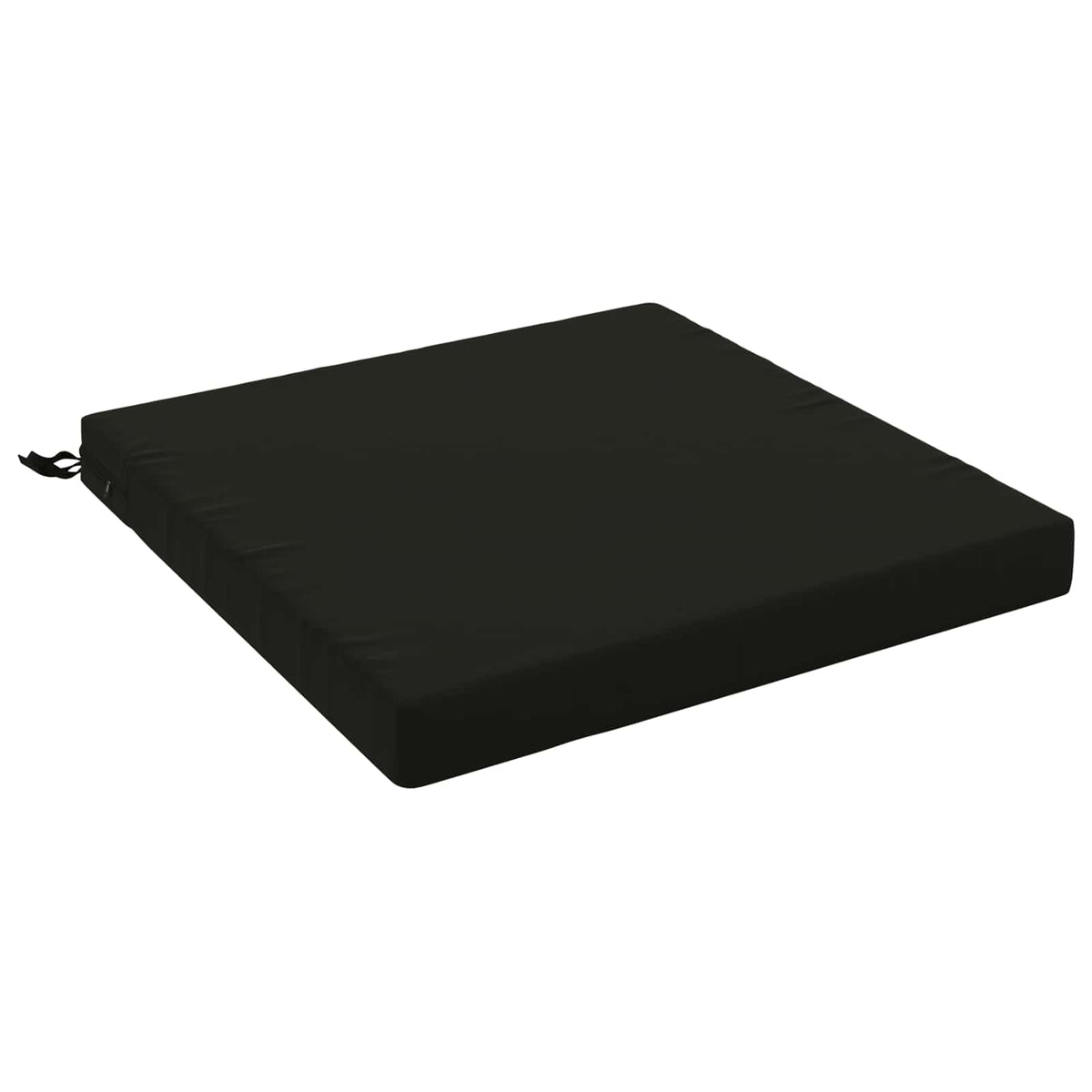Seat Cushions SOEST 100% Polyester Black 70 x 70 x 7 cm