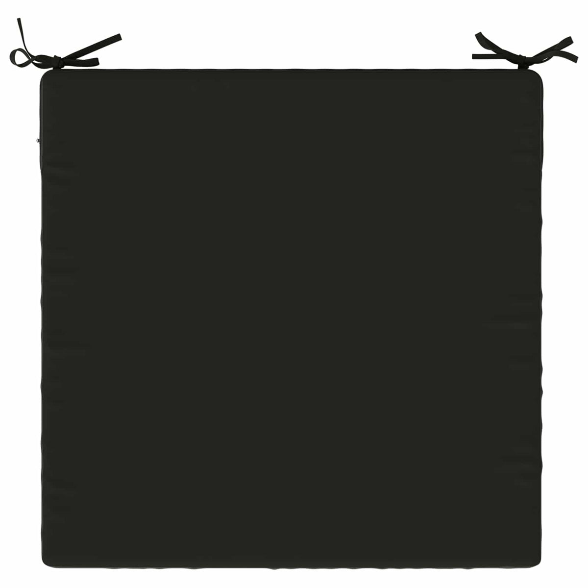 1-Piece Seat Cushion SOEST 100% Polyester Black 70 x 70 x 7 cm