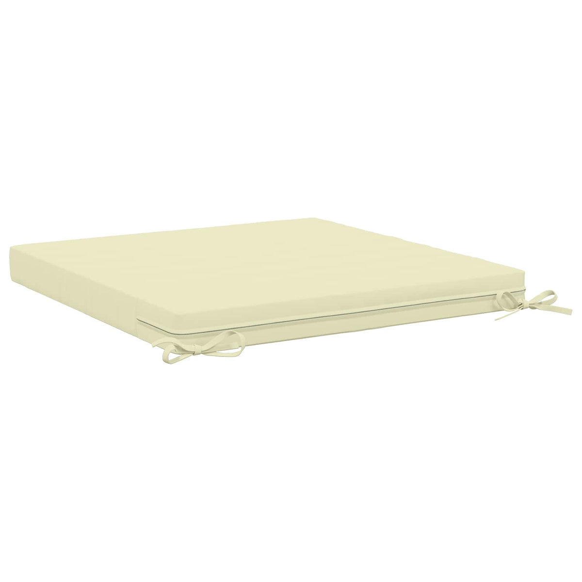Seat Cushions SOEST 100% Polyester Cream 70 x 70 x 7 cm