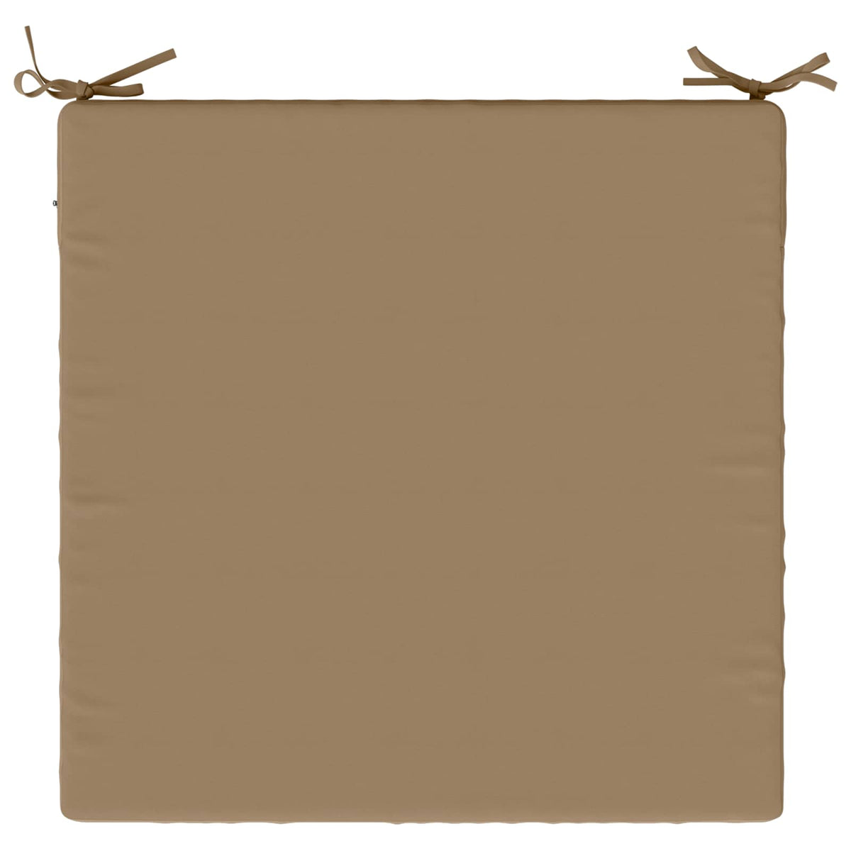 1-Piece Seat Cushion SOEST 100% Polyester Taupe 70 x 70 x 7 cm