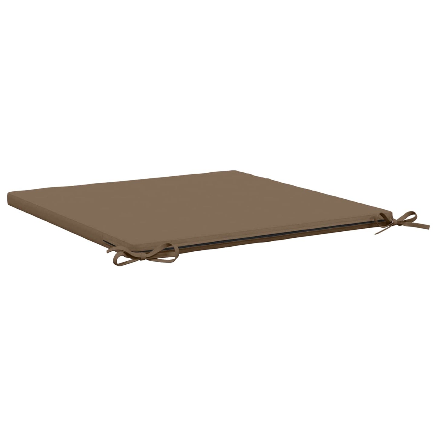 1-Piece Seat Cushion SOEST 100% Polyester Taupe 80 x 80 x 3 cm