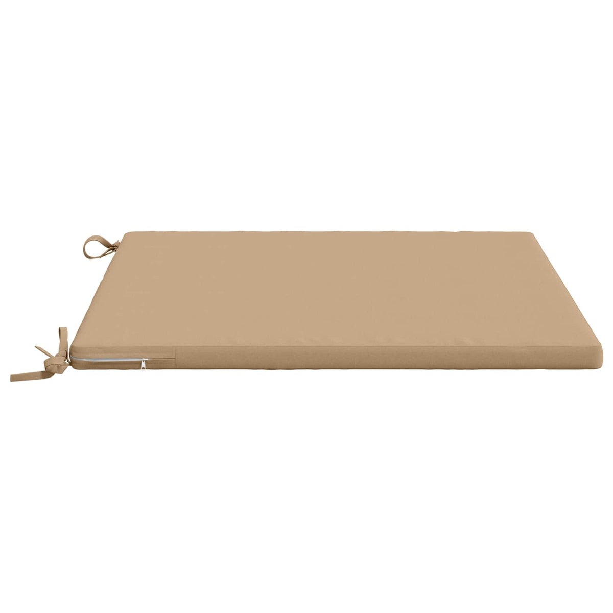 1-Piece Seat Cushion SOEST 100% Polyester Sand 80 x 80 x 3 cm
