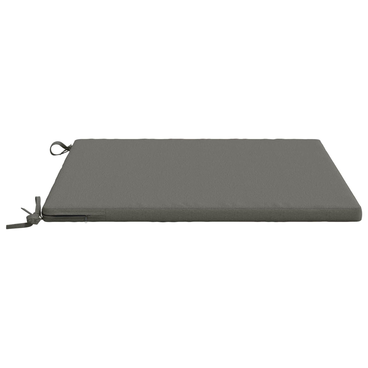 Seat Cushions SOEST 100% Polyester Grey 80 x 80 x 3 cm