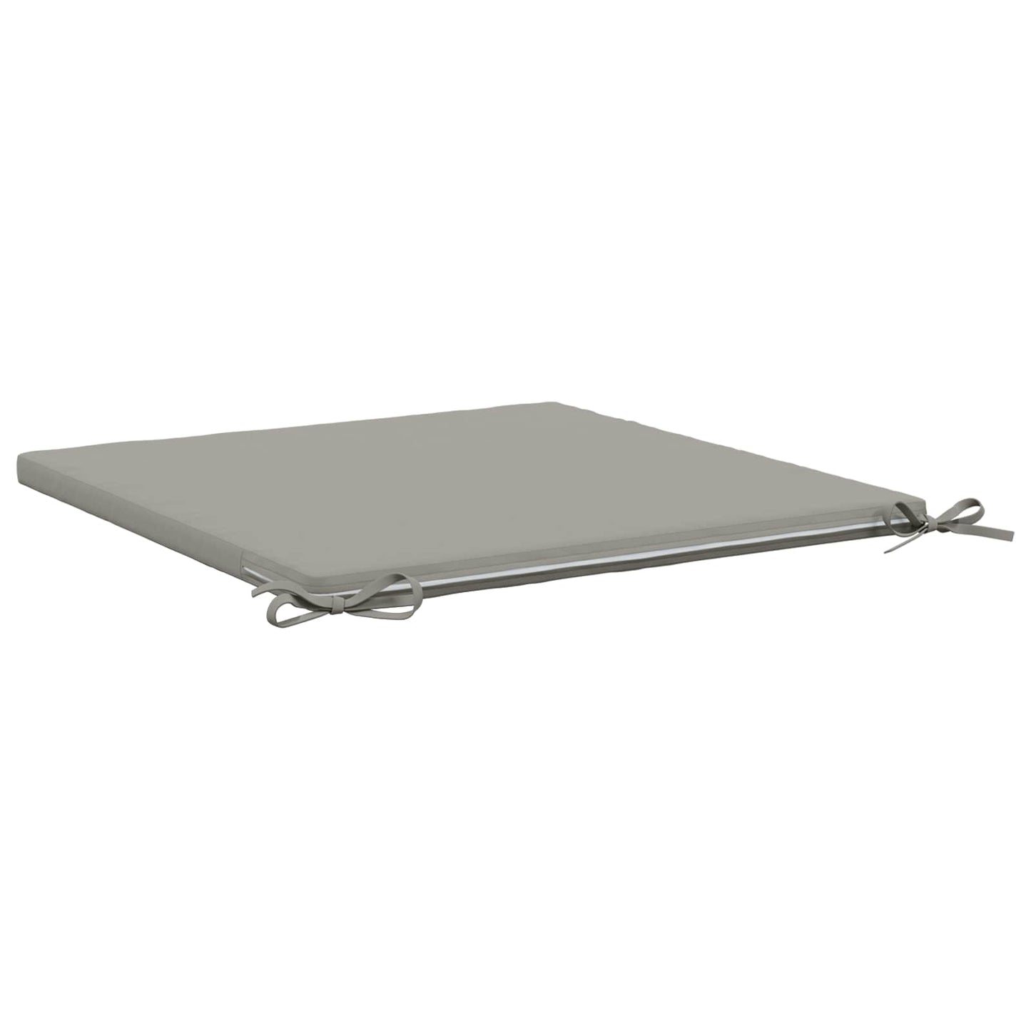 1-Piece Seat Cushion SOEST 100% Polyester Grey 80 x 80 x 3 cm