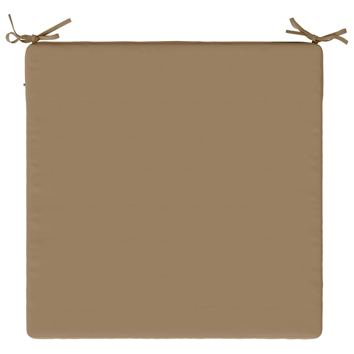 1-Piece Seat Cushion SOEST 100% Polyester Taupe 80 x 80 x 3 cm