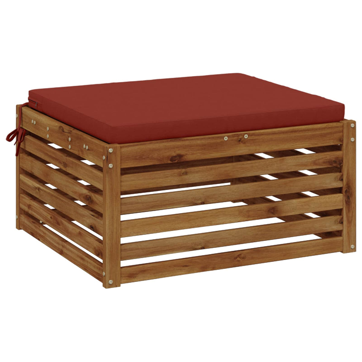 Seat Cushions SOEST 100% Polyester Red 80 x 80 x 5 cm