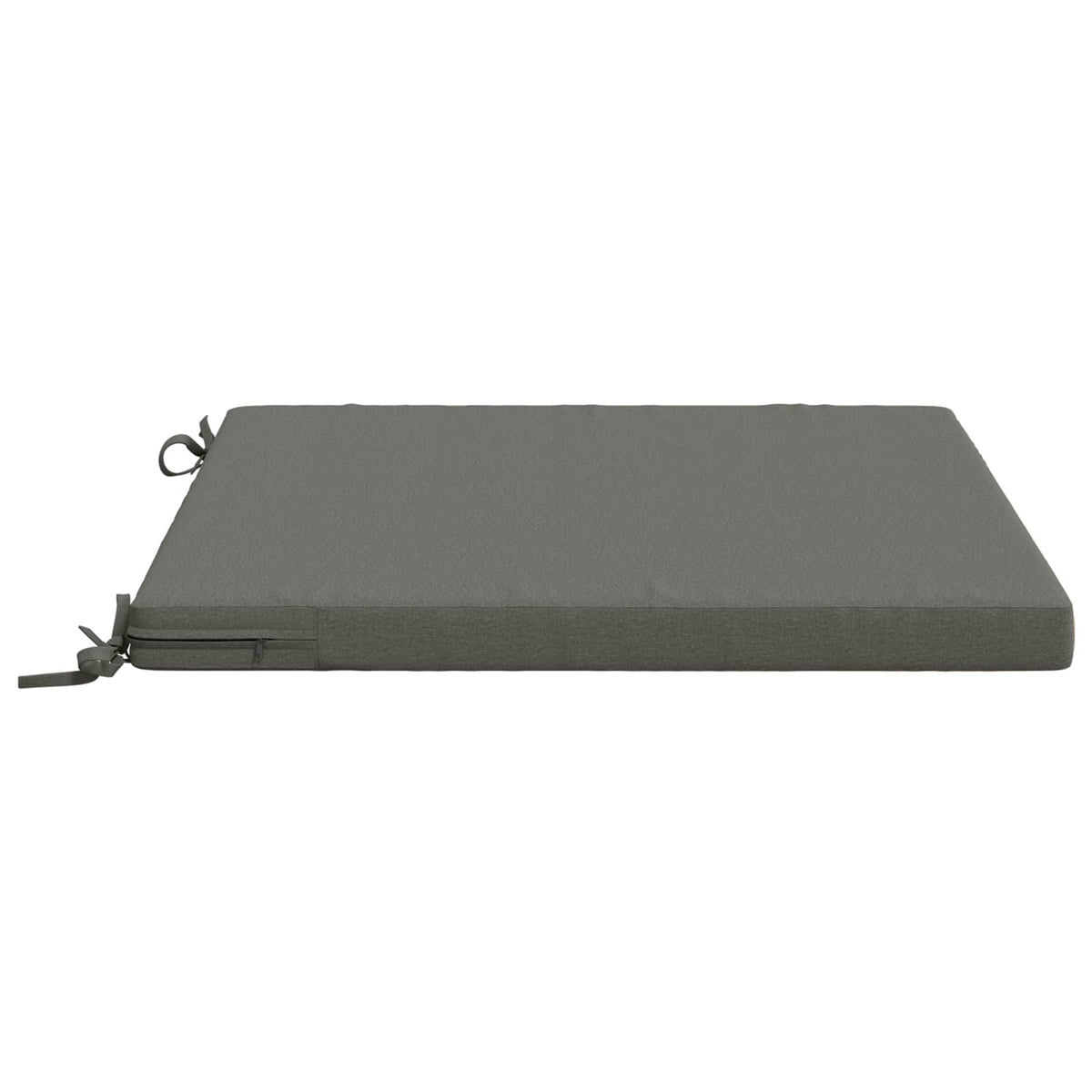 Seat Cushions SOEST 4 pcs 100% Polyester Grey 80 x 80 x 5 cm