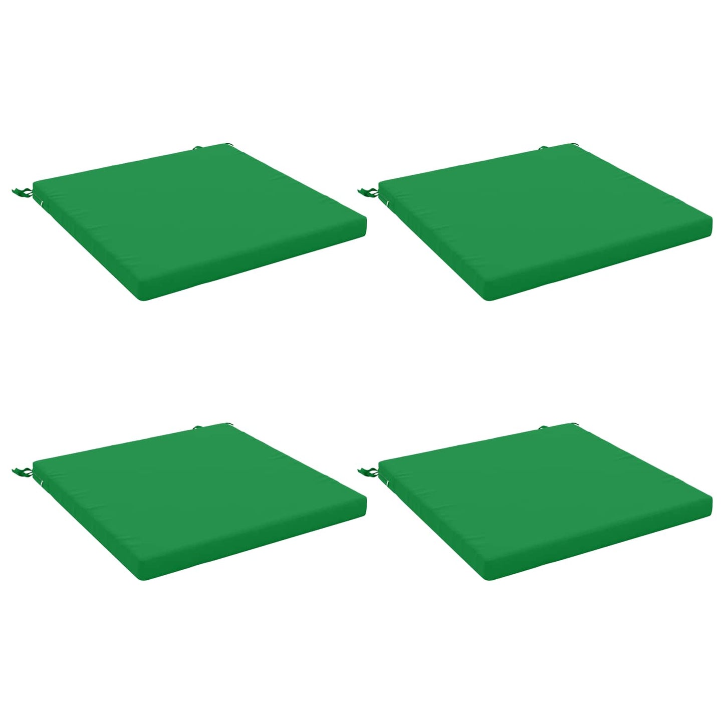 4-Piece Seat Cushions SOEST 4 pcs 100% Polyester Green