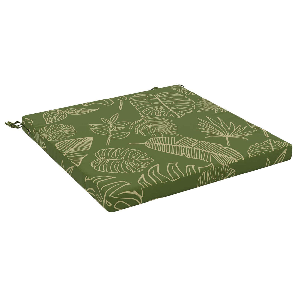 Seat Cushions SOEST 100% Polyester Leaf Design 80 x 80 x 5 cm