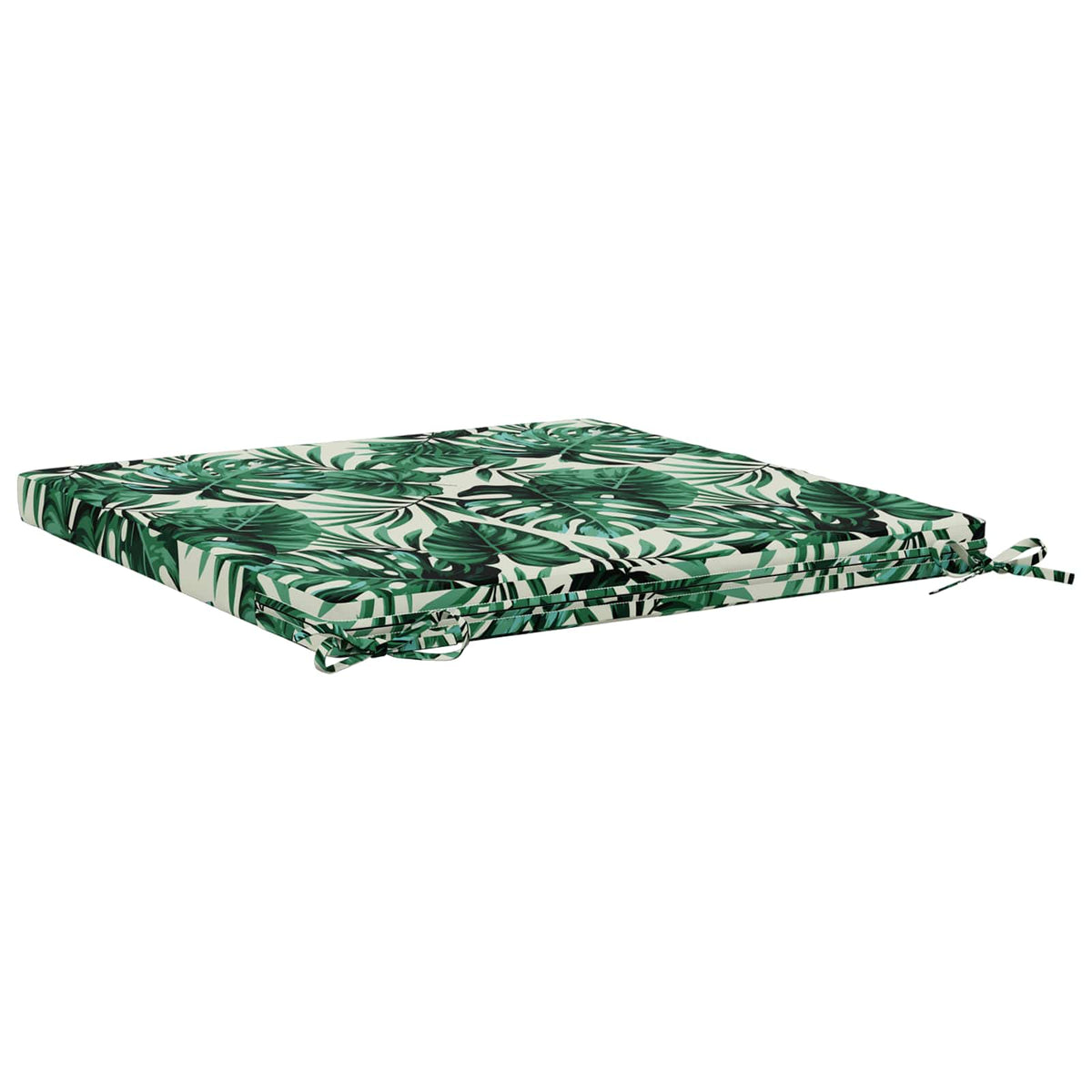 1-Piece Seat Cushion SOEST 100% Polyester Leaf Pattern