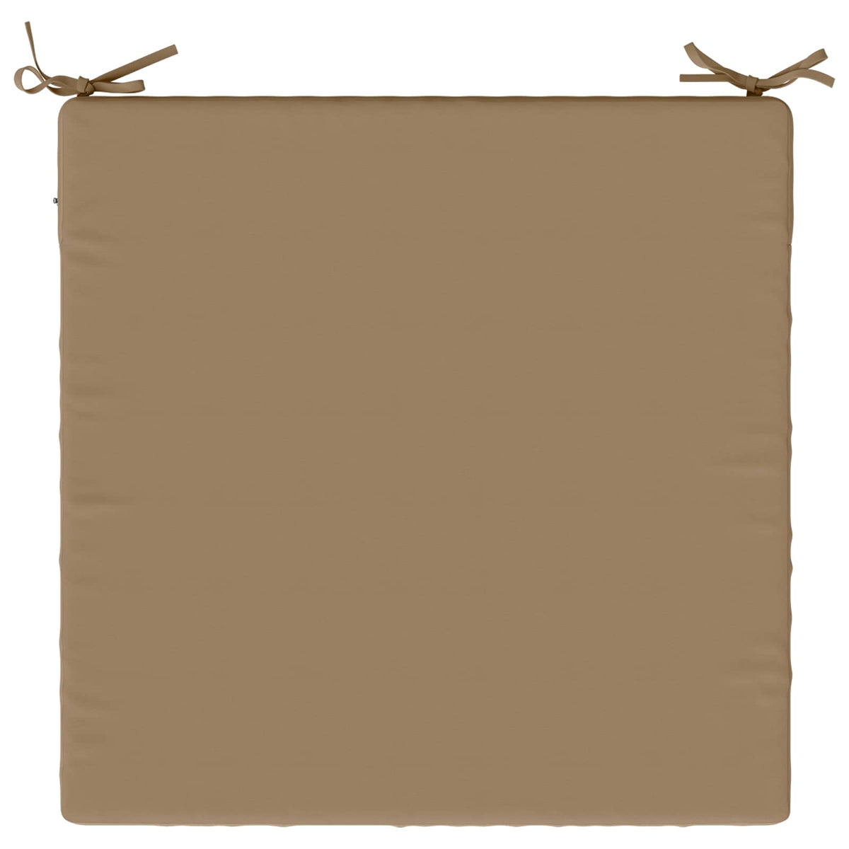 1-Piece Seat Cushion SOEST 100% Polyester Taupe 80 x 80 x 5 cm