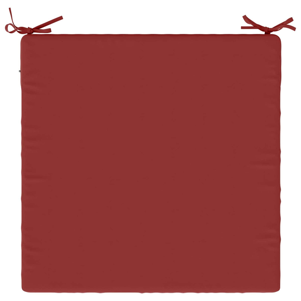 Seat Cushions SOEST 100% Polyester Wine Red 80 x 80 x 5 cm