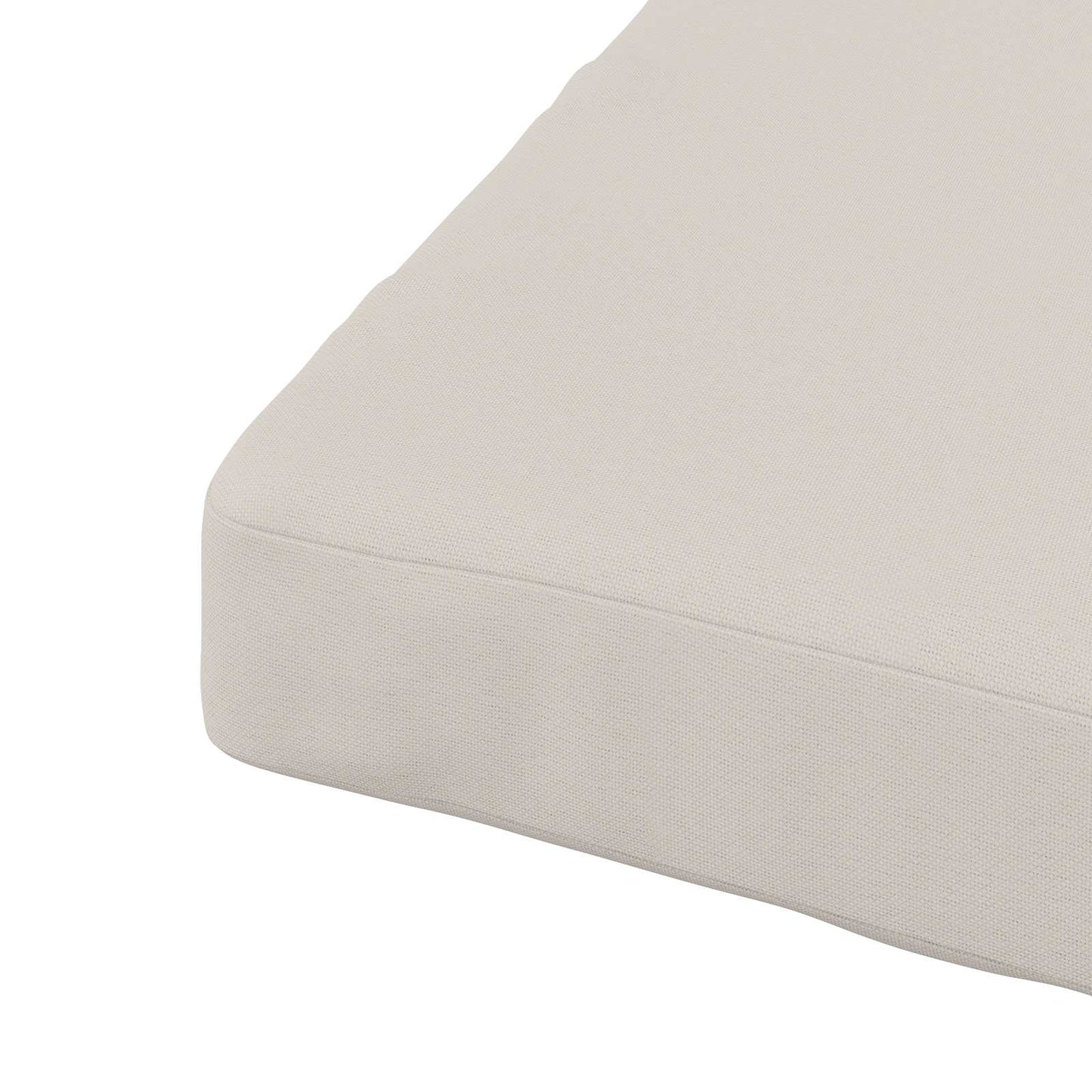 1-Piece Seat Cushion SOEST 100% Polyester White 80 x 80 x 7 cm