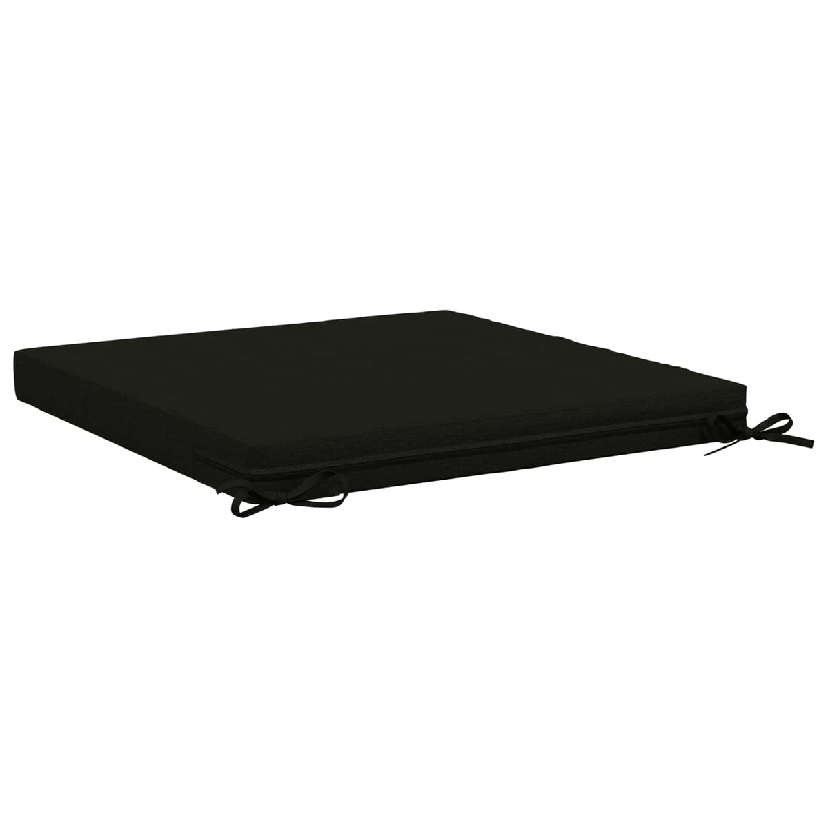 1-Piece Seat Cushion SOEST 100% Polyester Black 80 x 80 x 7 cm