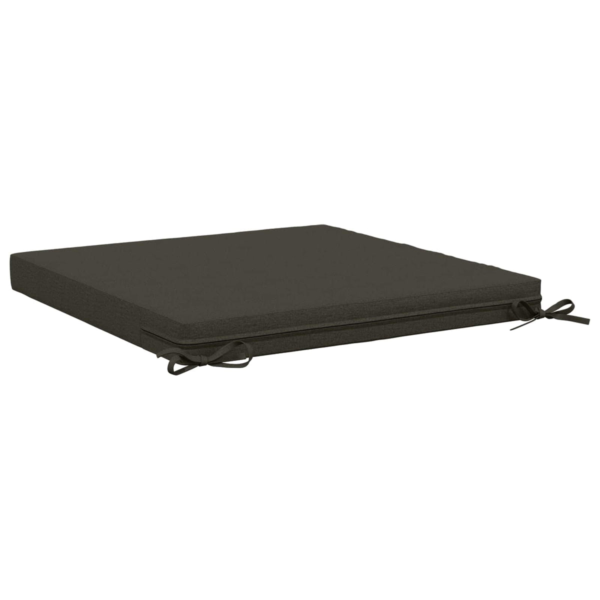 Seat Cushions SOEST 100% Polyester Anthracite 80 x 80 x 7 cm