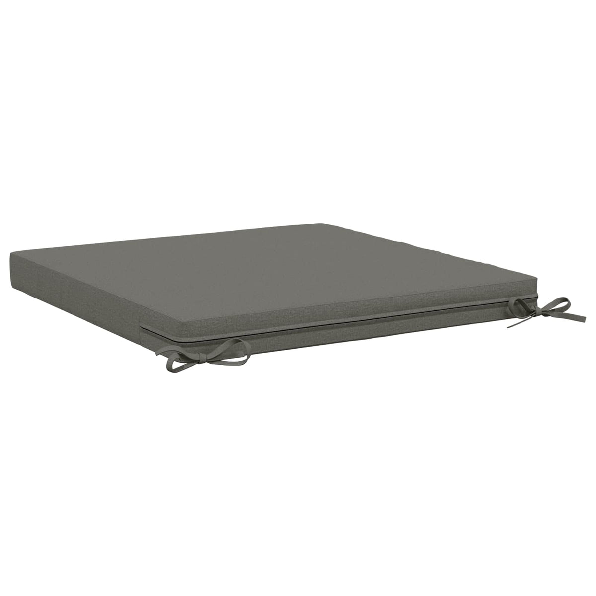 Seat Cushions SOEST 100% Polyester Grey 80 x 80 x 7 cm
