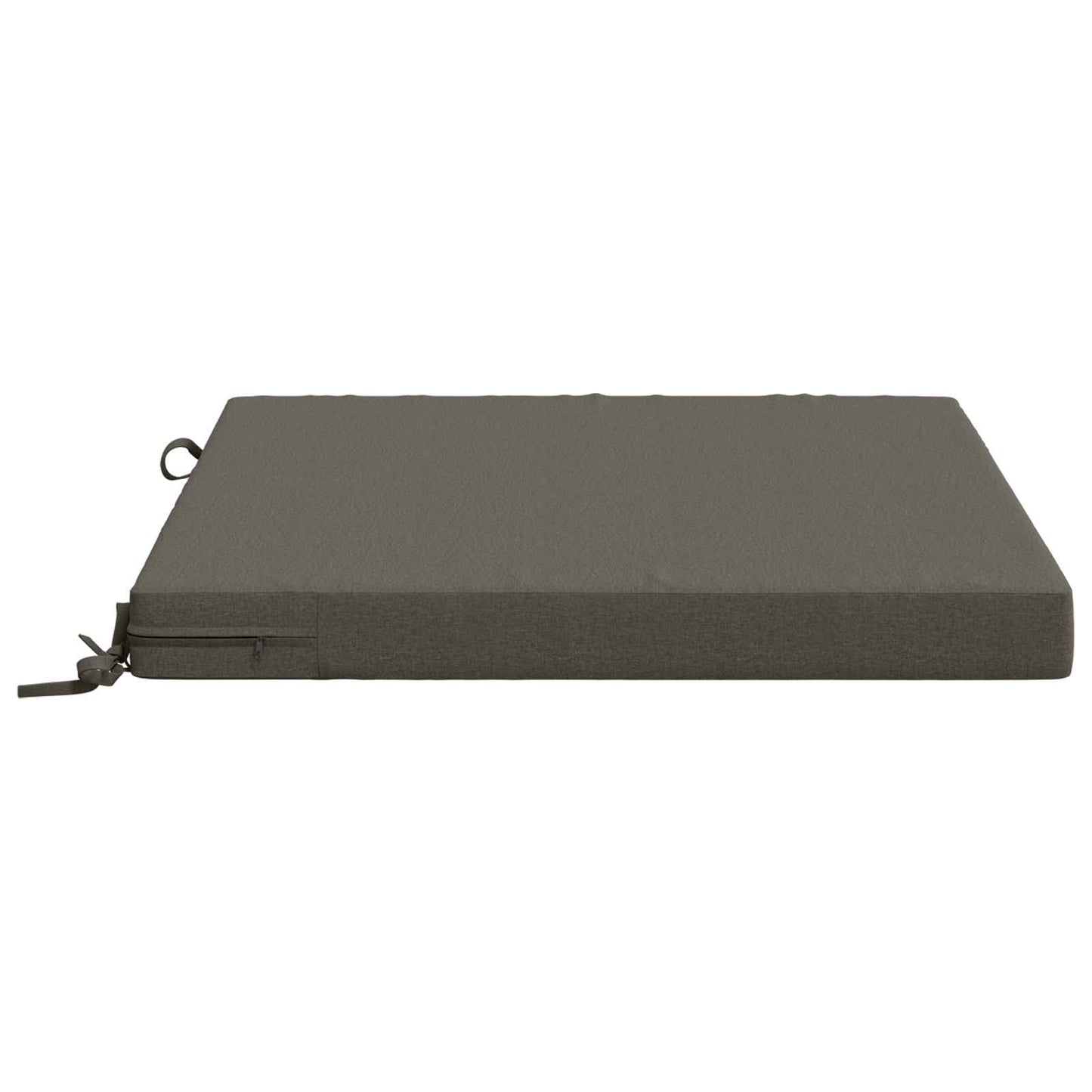 1-Piece Seat Cushion SOEST 100% Polyester Grey 80 x 80 x 7 cm