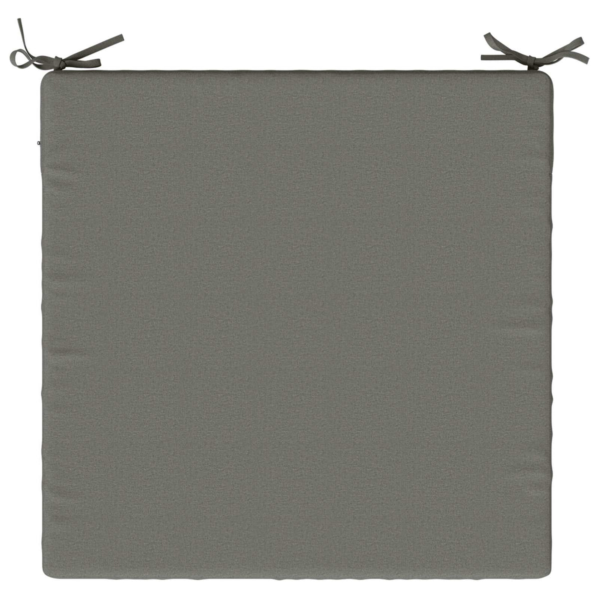 Seat Cushions SOEST 100% Polyester Grey 80 x 80 x 7 cm