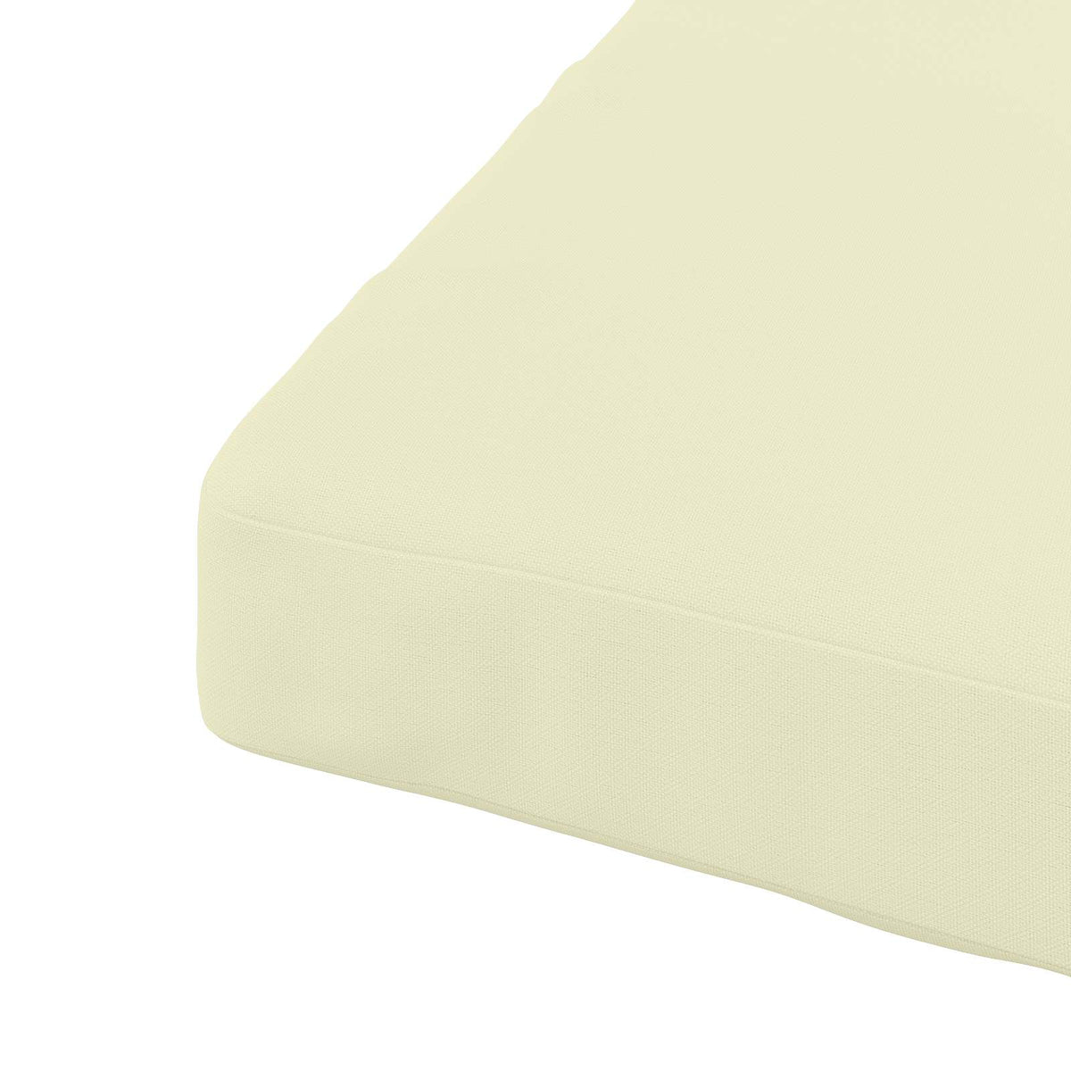 1-Piece Seat Cushion SOEST 100% Polyester Cream 80 x 80 x 7 cm