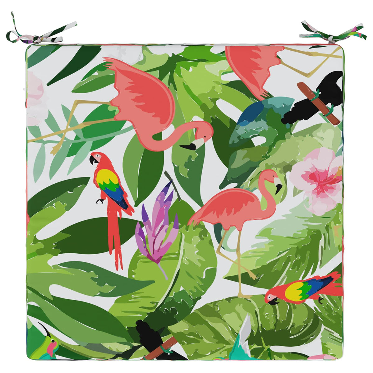 Seat Cushions SOEST 100% Polyester Multicolour 80 x 80 x 7 cm