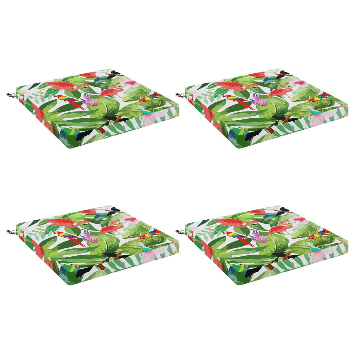 Seat Cushions SOEST 4 pcs 100% Polyester Multicolour