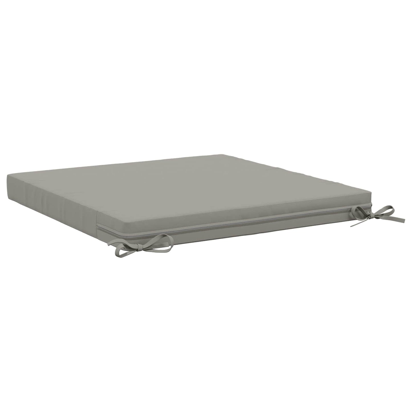 1-Piece Seat Cushion SOEST 100% Polyester Grey 80 x 80 x 7 cm