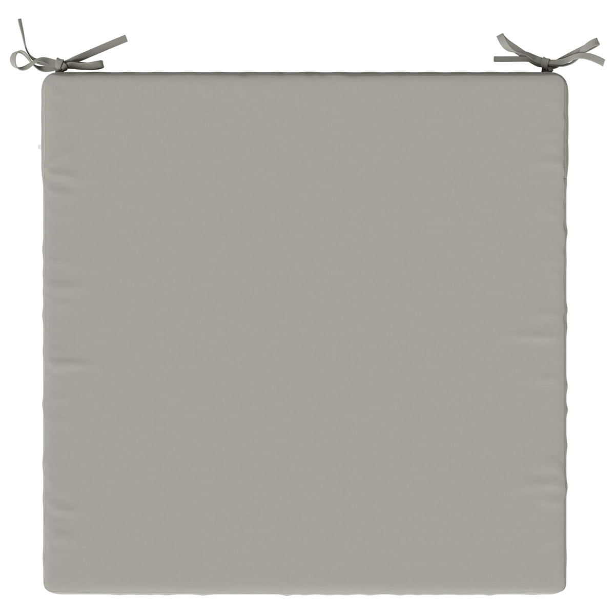 1-Piece Seat Cushion SOEST 100% Polyester Grey 80 x 80 x 7 cm