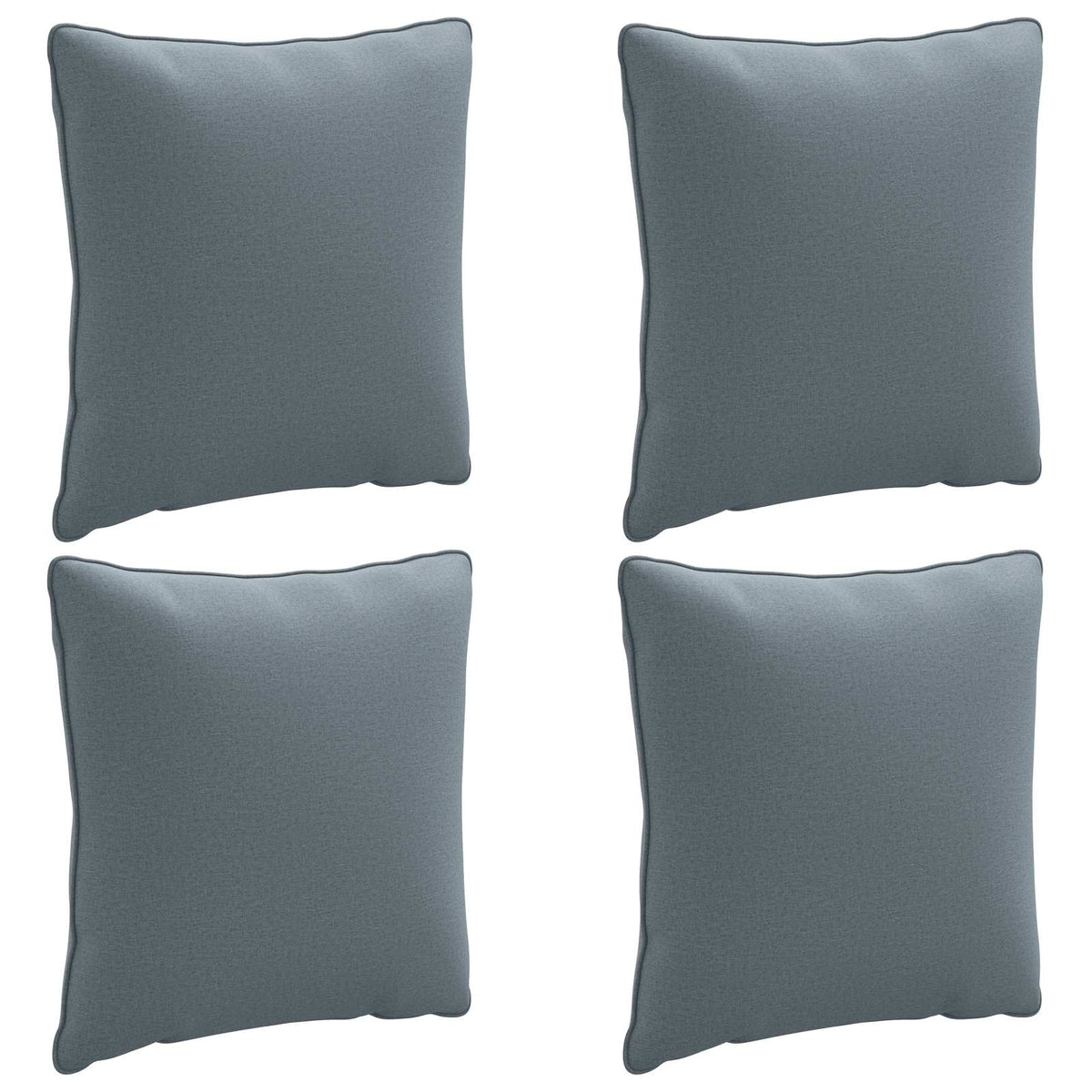Back Cushion PUTTEN 4 pcs 100% Polyester Blue 40 x 40 x 15 cm