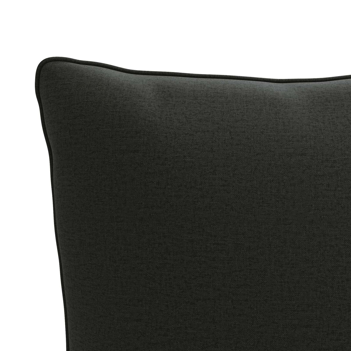 Back Cushion PUTTEN 100% Polyester Black 40 x 40 x 15 cm