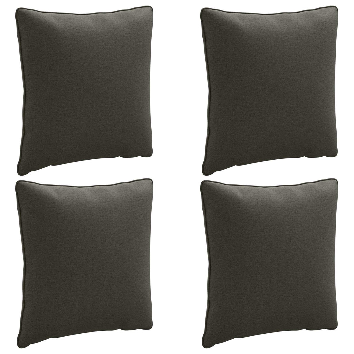 Back Cushion PUTTEN 4 pcs 100% Polyester Anthracite