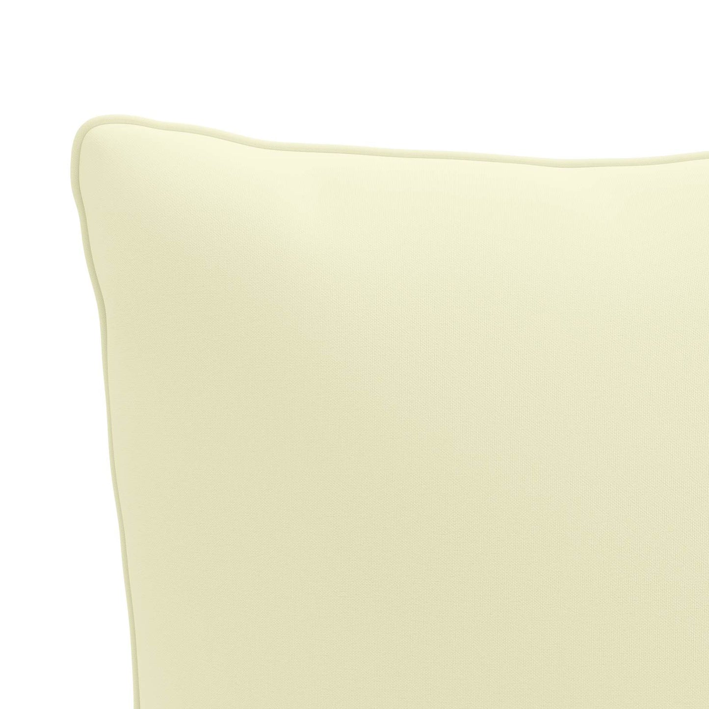 4-Piece Back Cushions PUTTEN 4 pcs 100% Polyester Cream