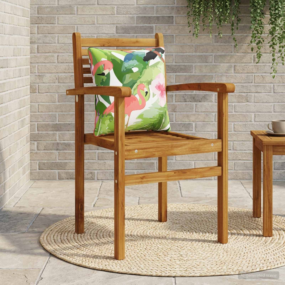 Back Cushion PUTTEN 100% Polyester Multicolour 40 x 40 x 15 cm