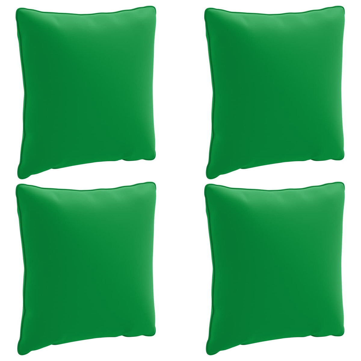 Back Cushion PUTTEN 4 pcs 100% Polyester Green 40 x 40 x 15 cm