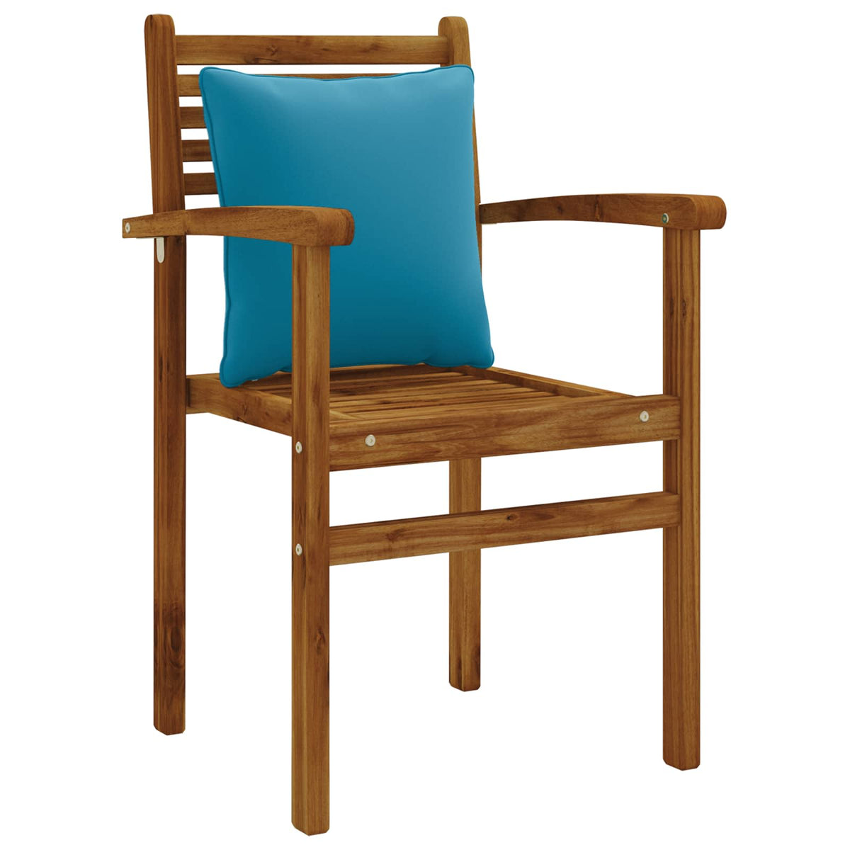 Back Cushion PUTTEN 100% Polyester Light Blue 40 x 40 x 15 cm