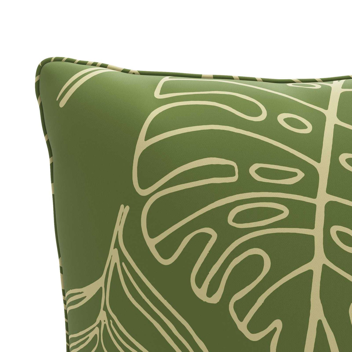 1-Piece Back Cushion PUTTEN 100% Polyester Leaf Design