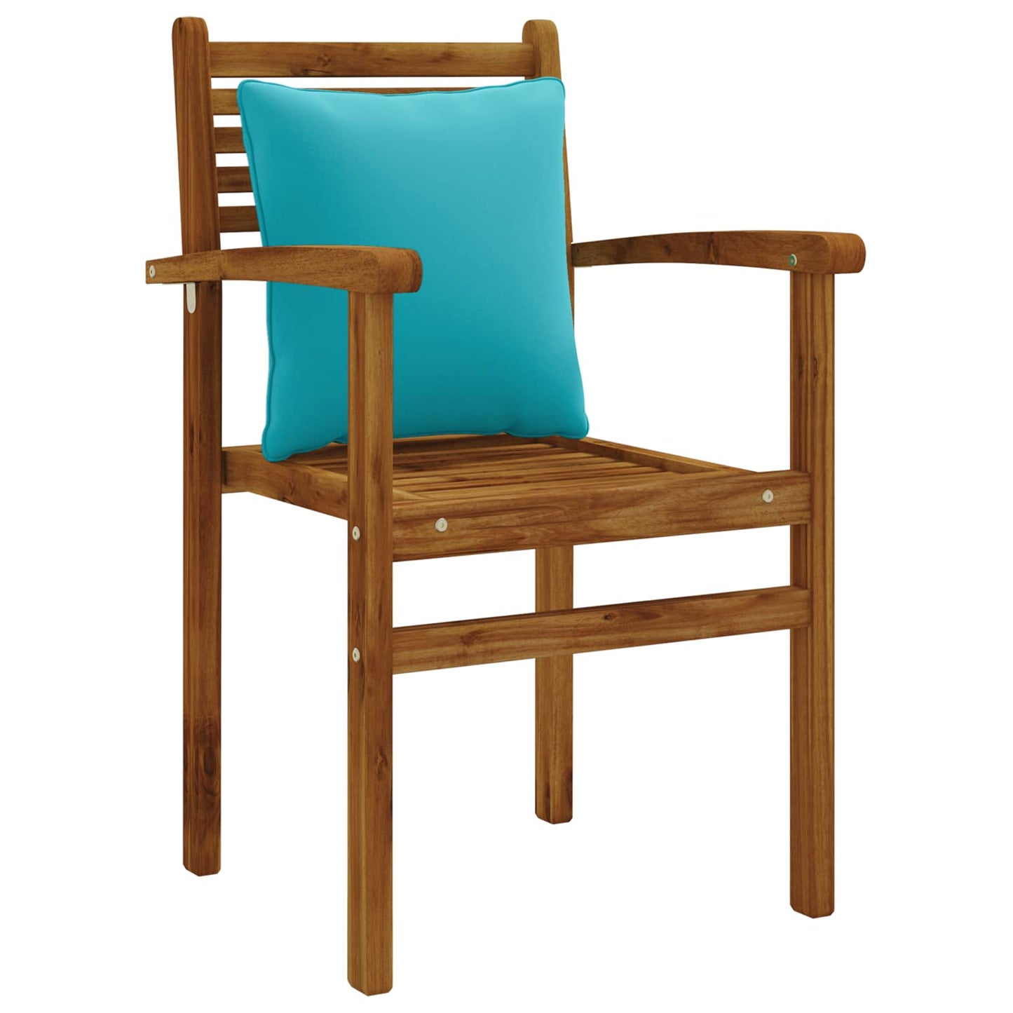 1-Piece Back Cushion PUTTEN 100% Polyester Turquoise