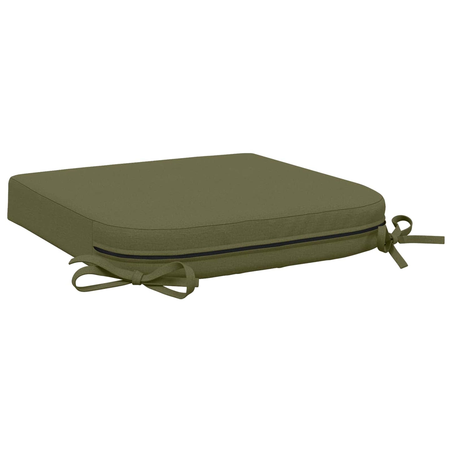 4-Piece Seat Cushions SOEST 4 pcs 100% Polyester Olive Green