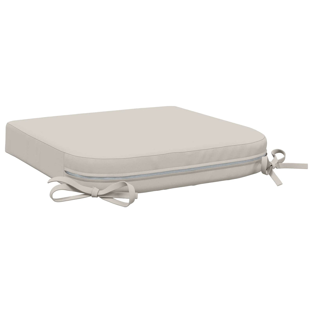 4-Piece Seat Cushions SOEST 4 pcs 100% Polyester White