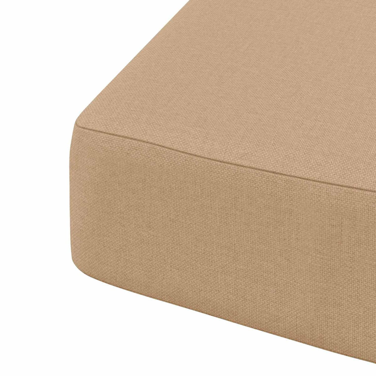 4-Piece Seat Cushions SOEST 4 pcs 100% Polyester Sand