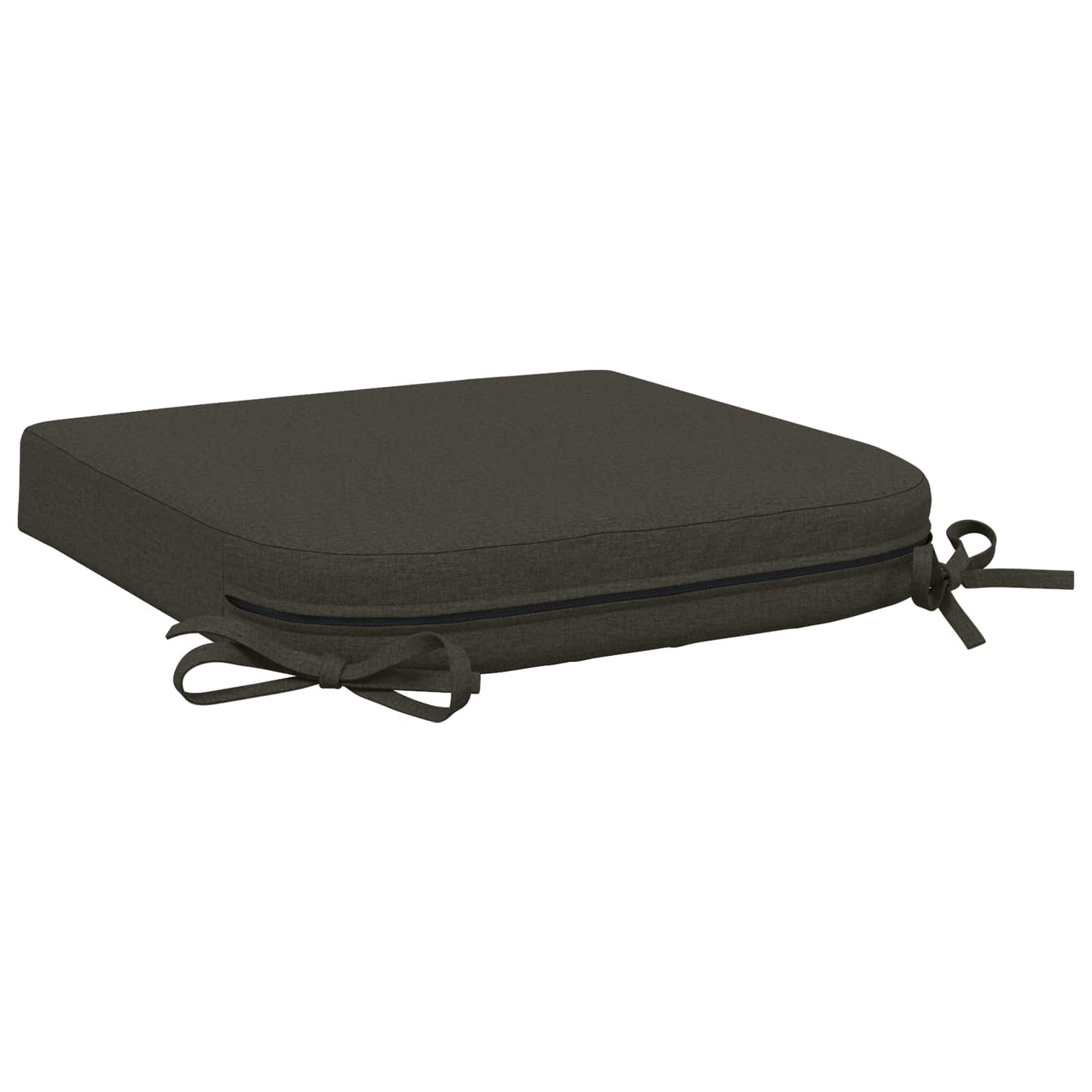 4-Piece Seat Cushions SOEST 4 pcs 100% Polyester Anthracite