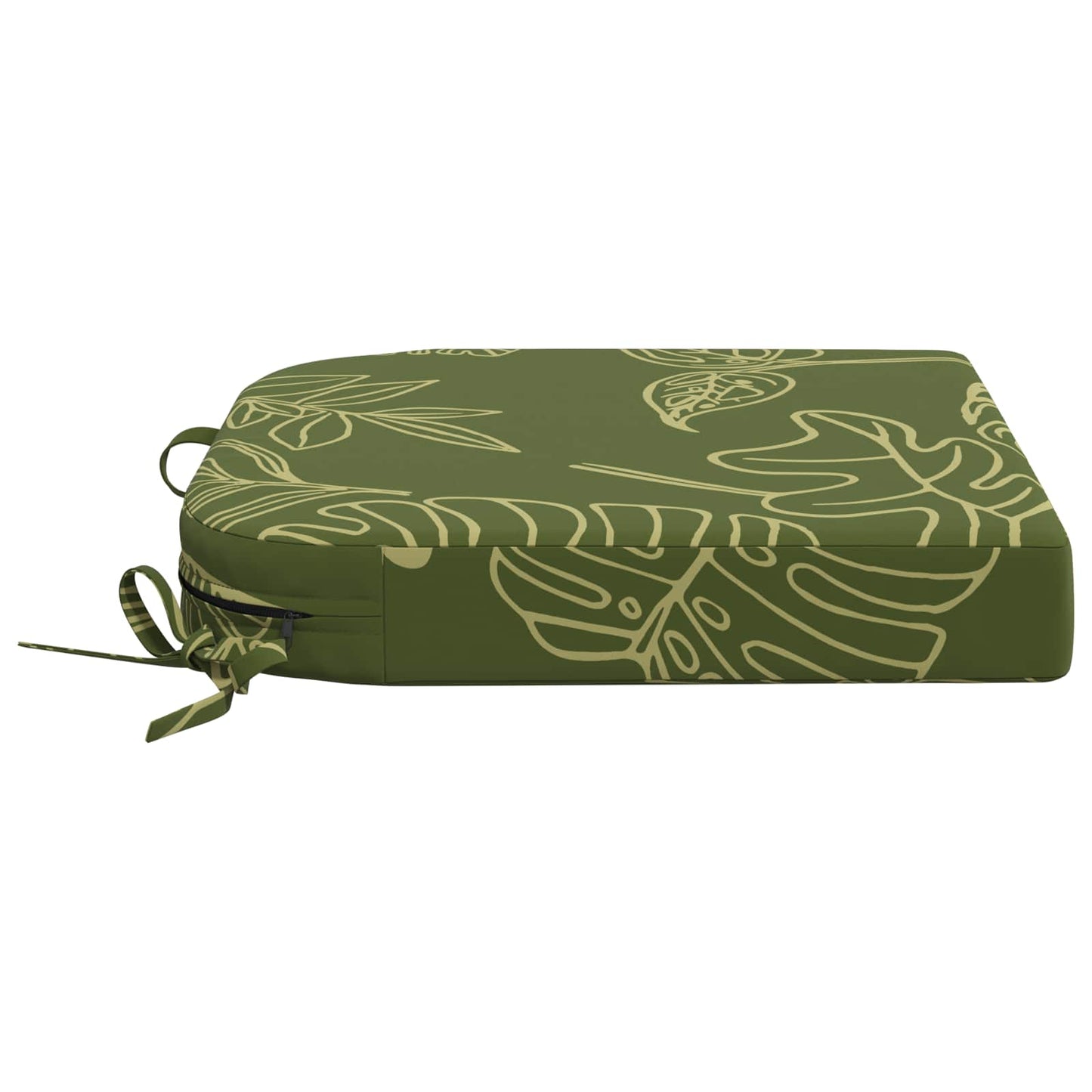 4-Piece Seat Cushions SOEST 4 pcs 100% Polyester Leaf Design