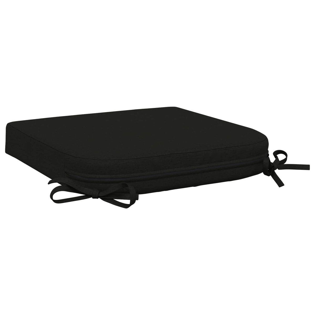 1-Piece Seat Cushion SOEST 100% Polyester Black 45 x 45 x 7 cm